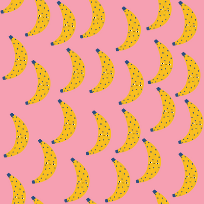BANANEN AUF ROSA -  ERWACHSENEN ROCK (LIEFERUNG CA. 14 TAGE)