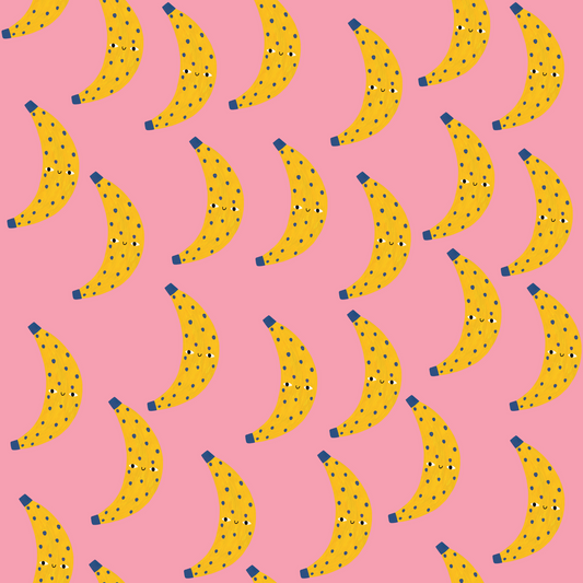 BANANE AUF ROSA -  ERWACHSENEN CULOTTE (LIEFERUNG CA. 14 TAGE)