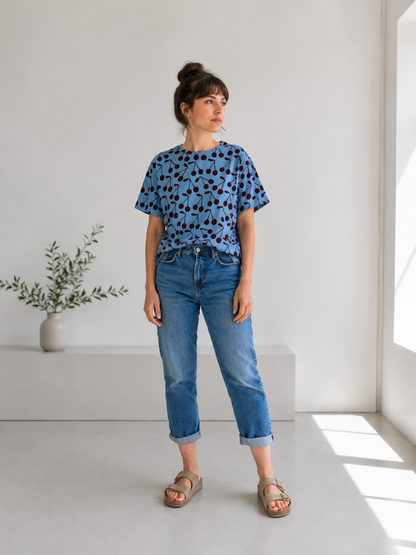CHERRY CLUB - ERWACHSENEN BOXY SHIRT