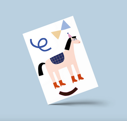 Reflektierende Sticker - Partyanimal Horse Sticker