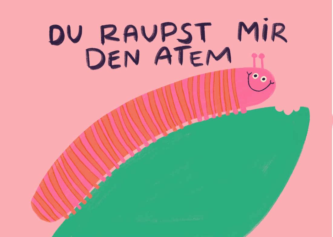POSTKARTE - DU RAUPST MIR DEN ATEM