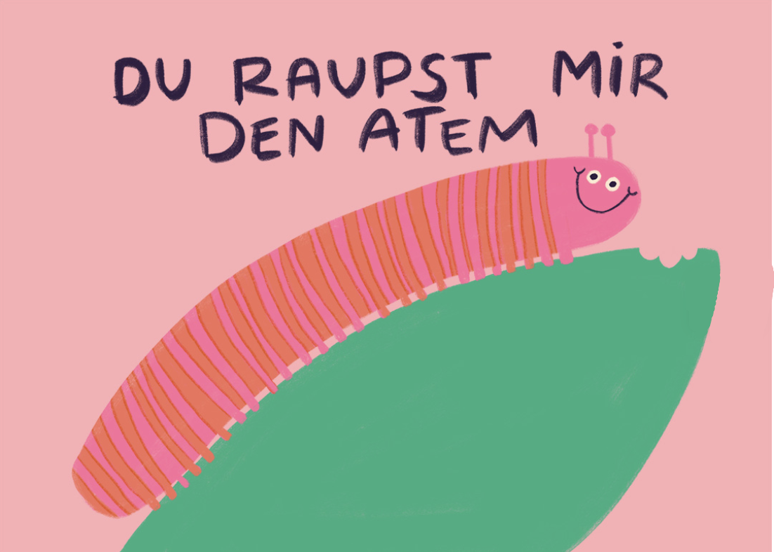 POSTKARTE - DU RAUPST MIR DEN ATEM