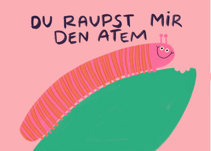 POSTKARTE - DU RAUPST MIR DEN ATEM