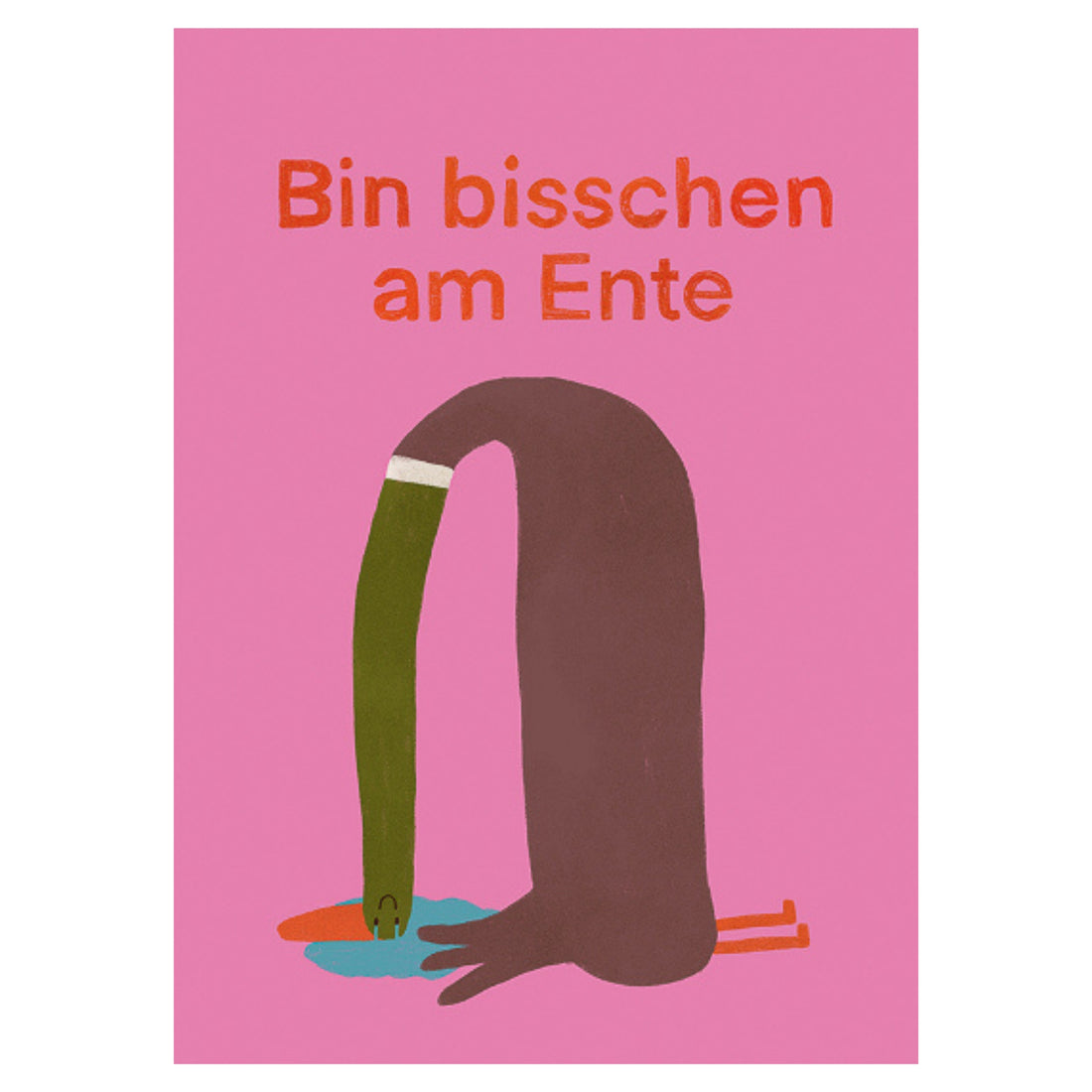POSTKARTE - AM ENTE