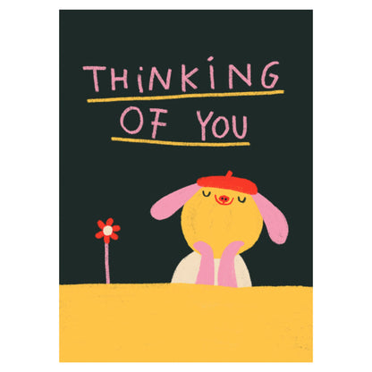 POSTKARTE - THINKING OF YOU
