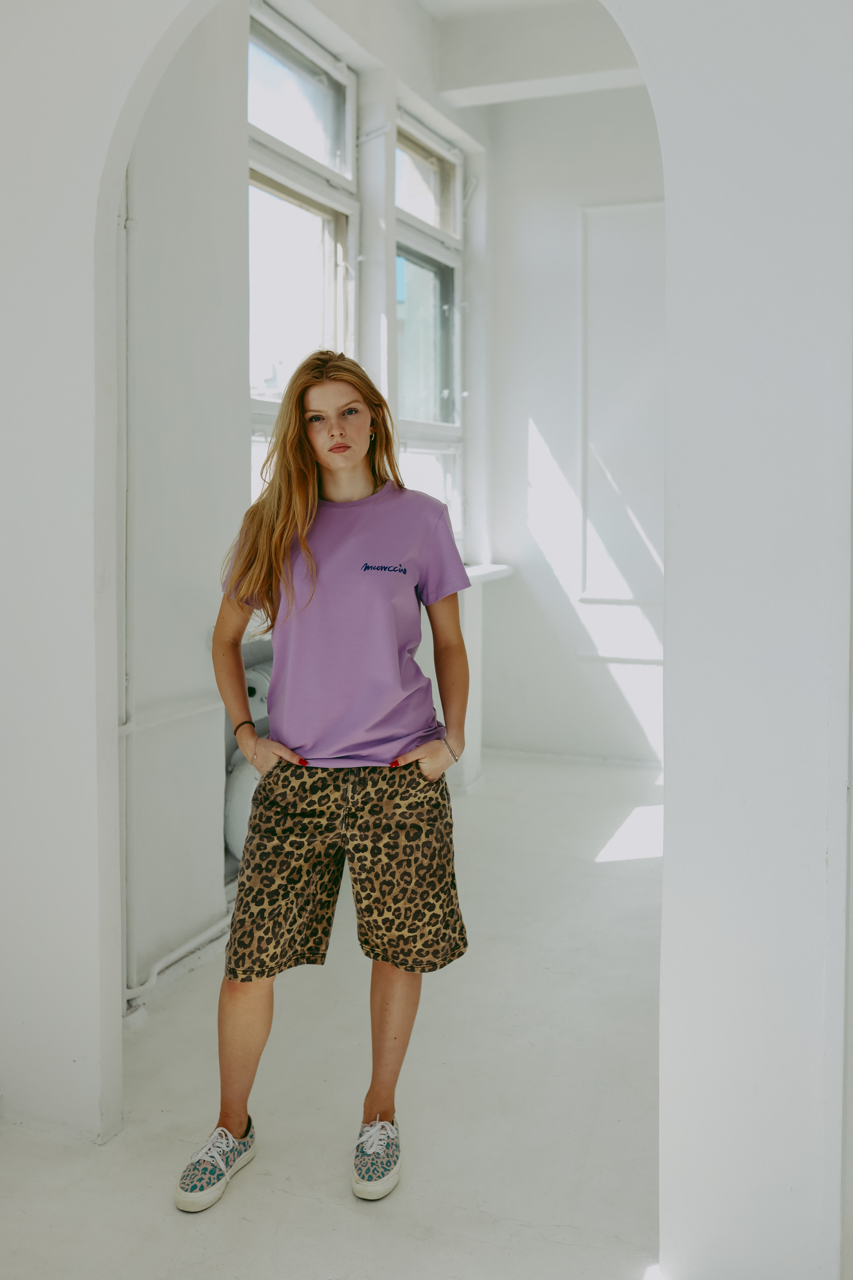 Meowcinno -  Erwachsenen T-Shirt - Lila