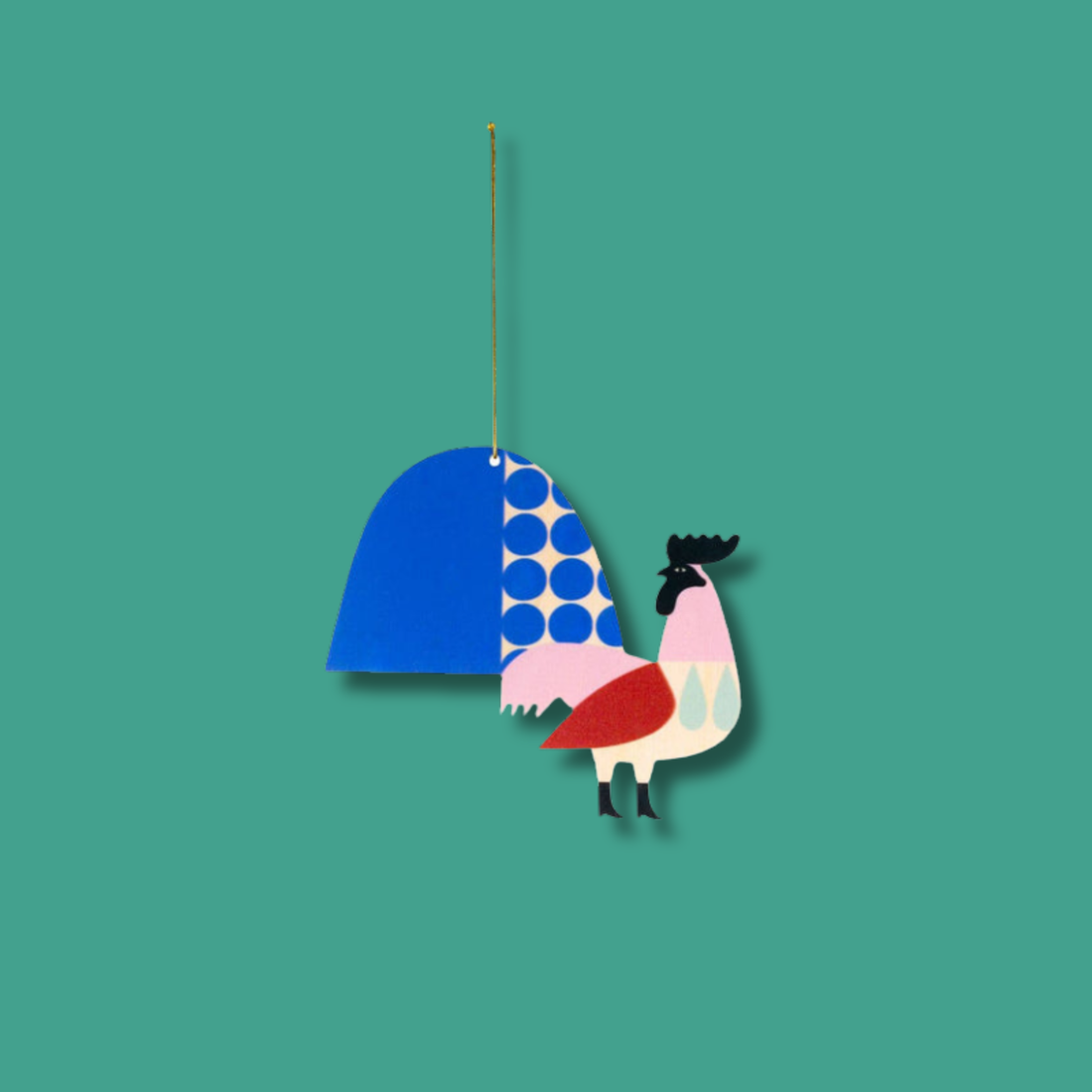 LAWRENCE DER HAHN - HÄNGESCHMUCK