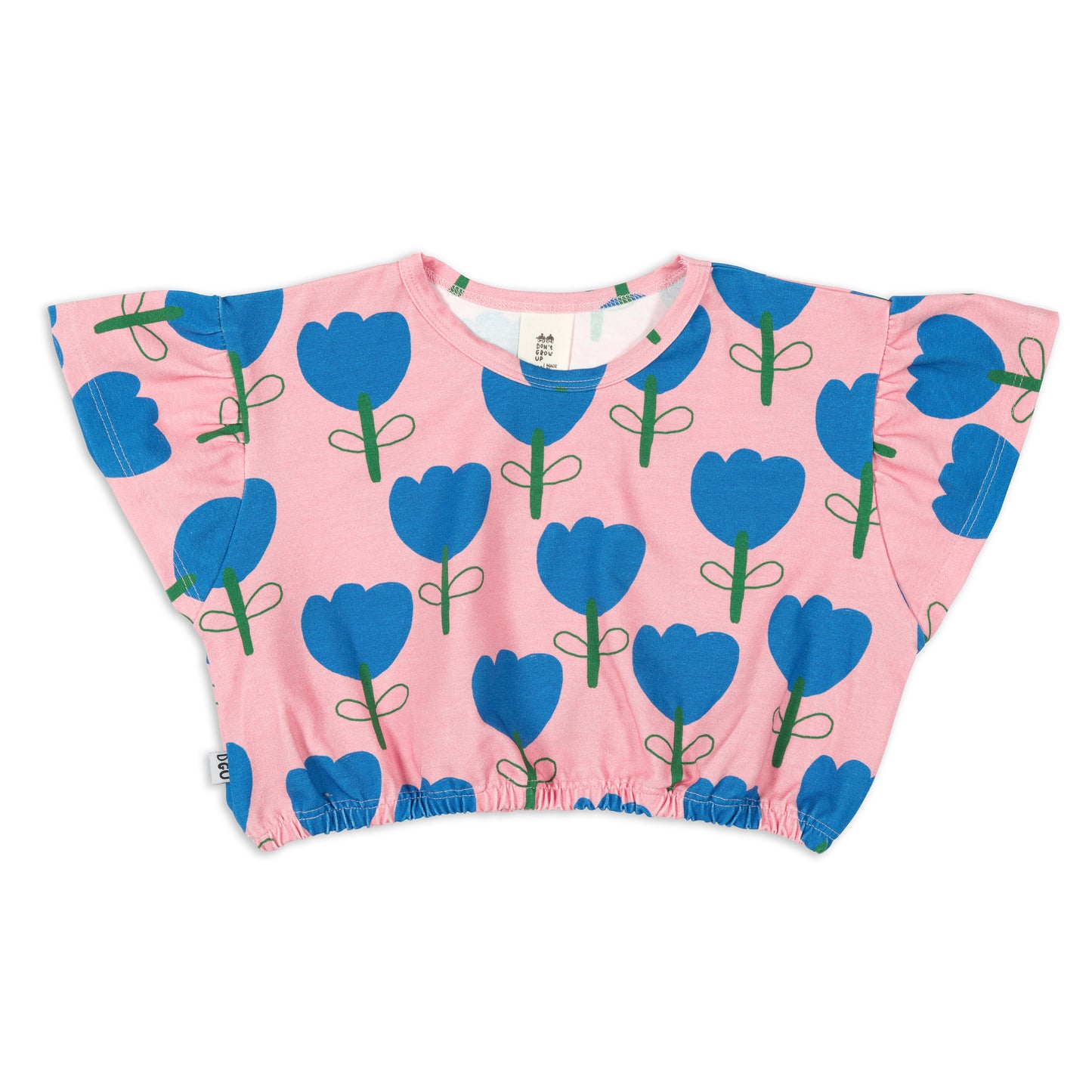 BLAUE BLUME CROPPED SHIRT