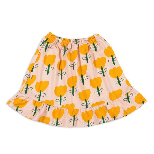 YELLOW FLOWER SKIRT