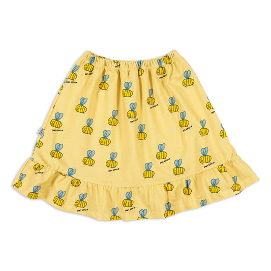 BEE ON YELLOW SKIRT