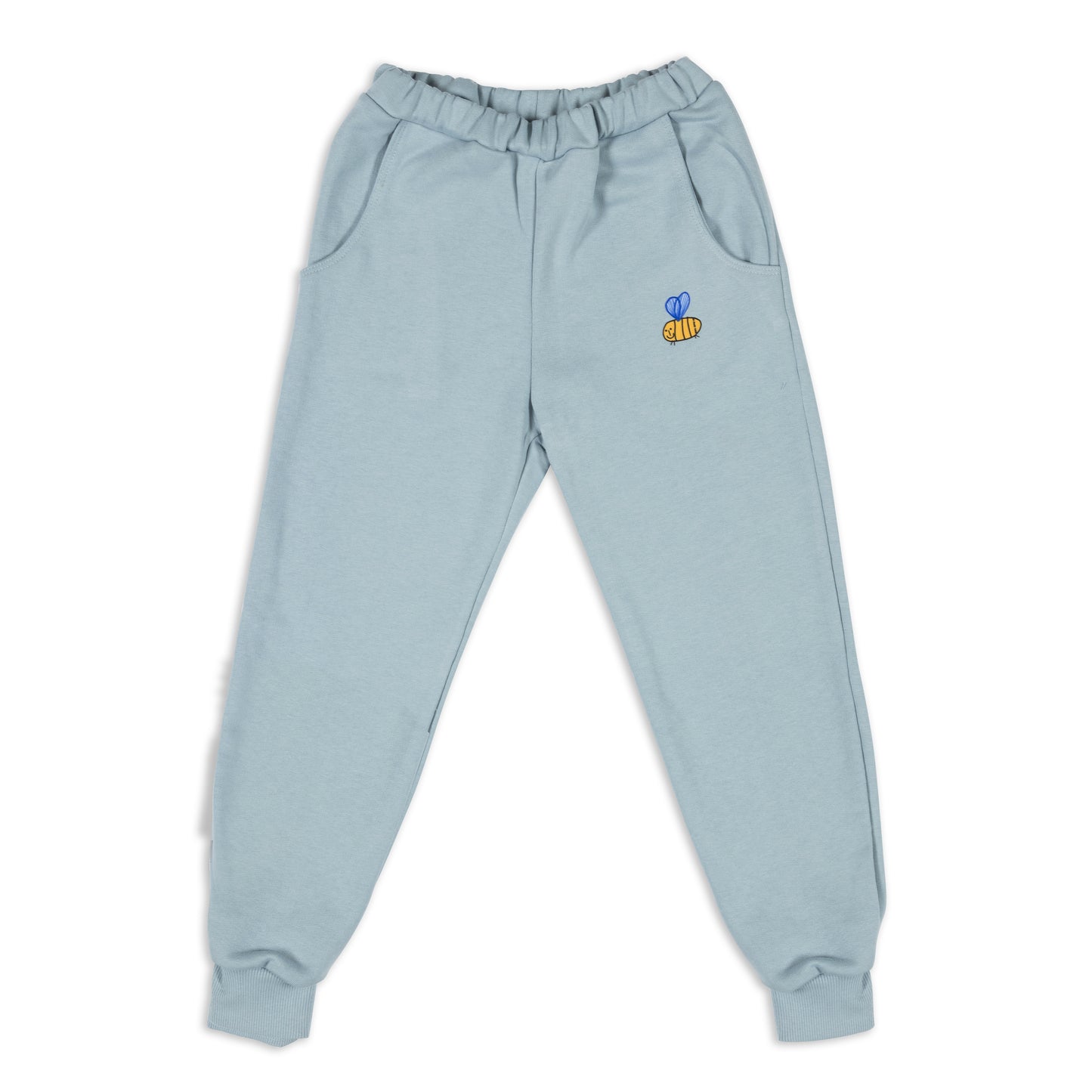 BEE ON LIGHT BLUE PANTS