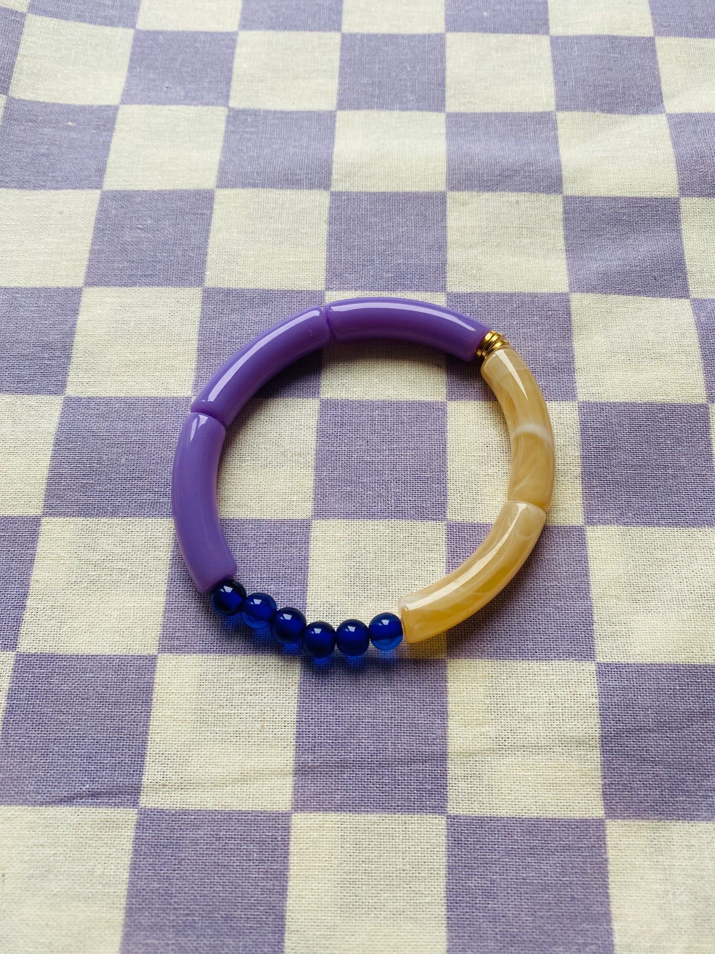 ARMBAND LILA + ROYAL BLUE + NUDE