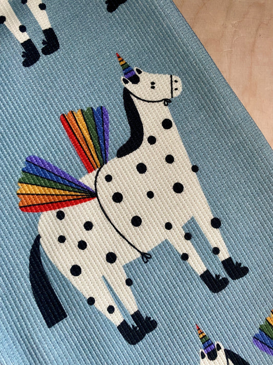 PFERD AUF BLAU LEGGINGS