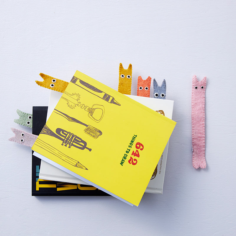 LESEZEICHEN - KATZE - LILA