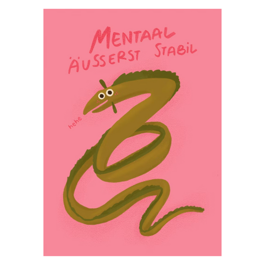 POSTKARTE - MENTAAL STABIL