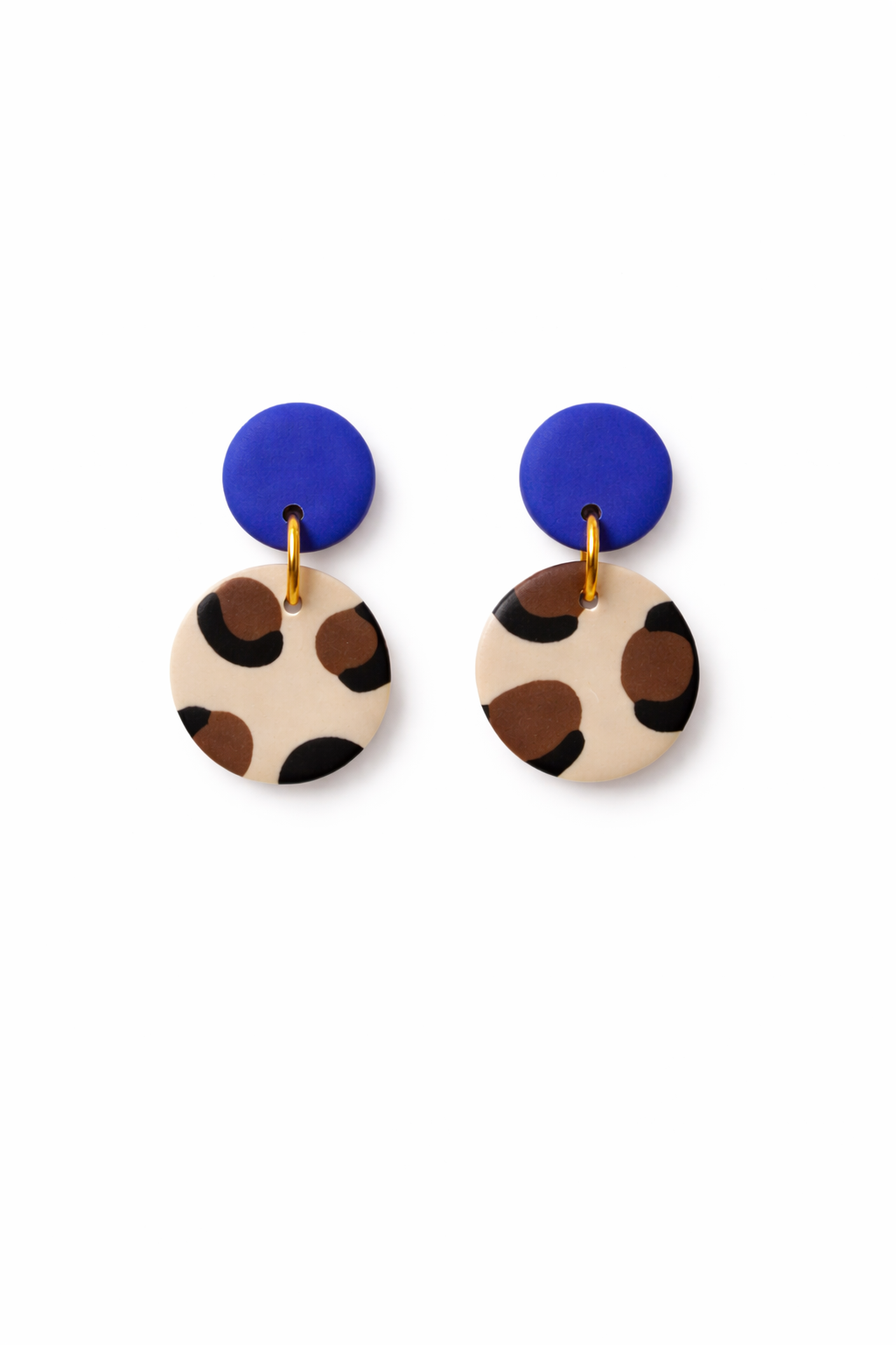 OHRRINGE LUI LILA + ROYAL BLUE