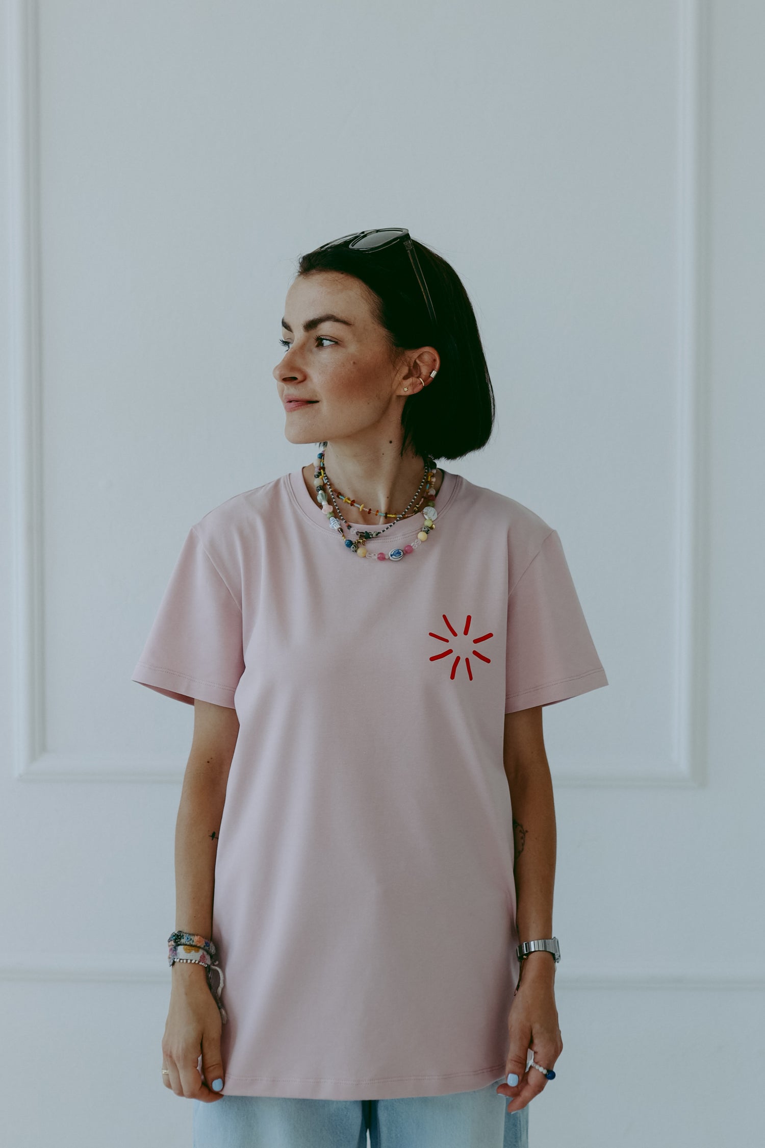 Glow - Erwachsenen T-Shirt - Rosa
