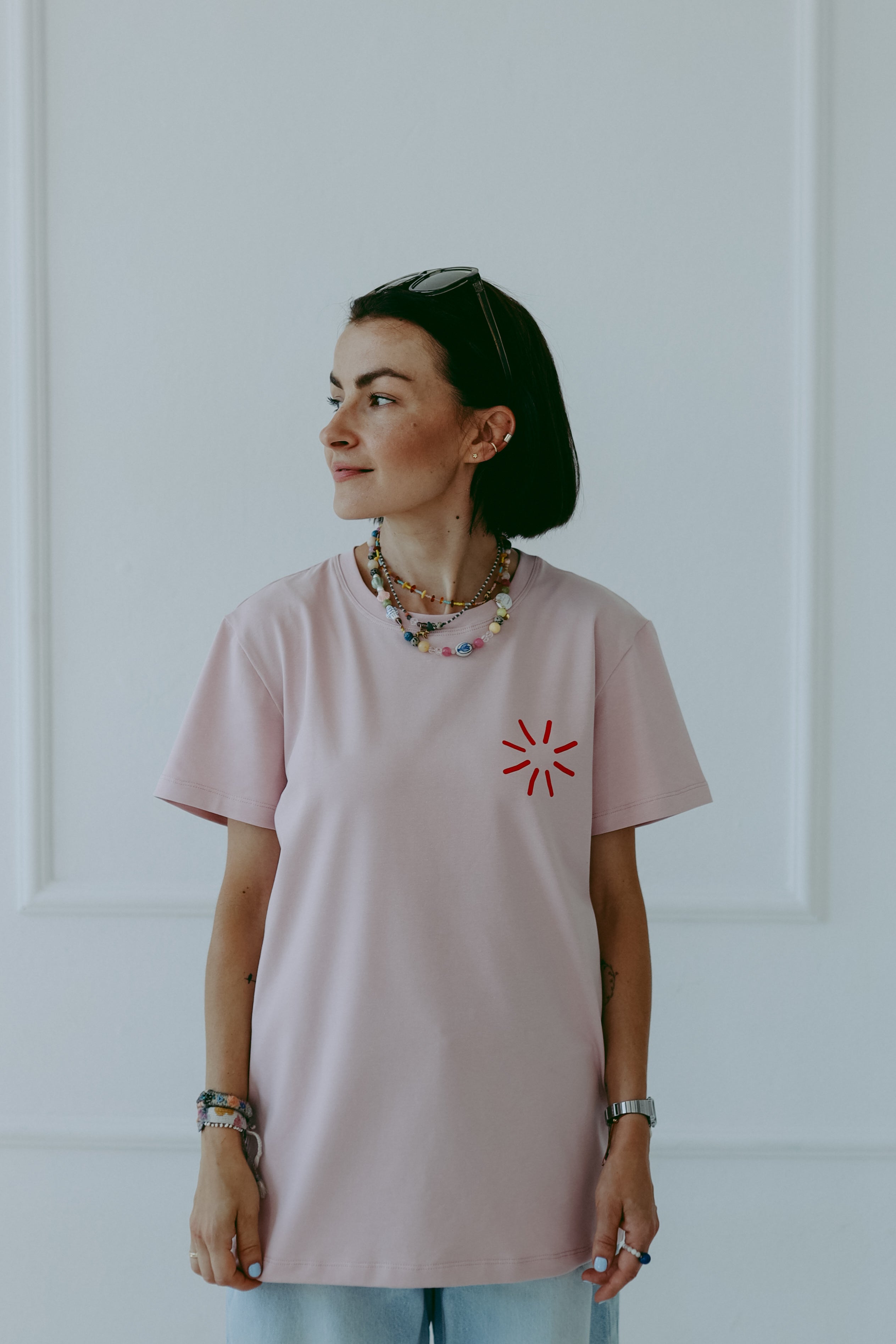 Glow - Erwachsenen T-Shirt - Rosa