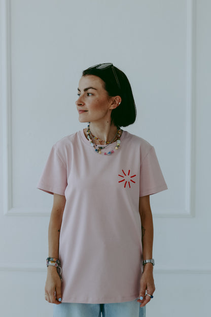 Glow - Erwachsenen T-Shirt - Rosa