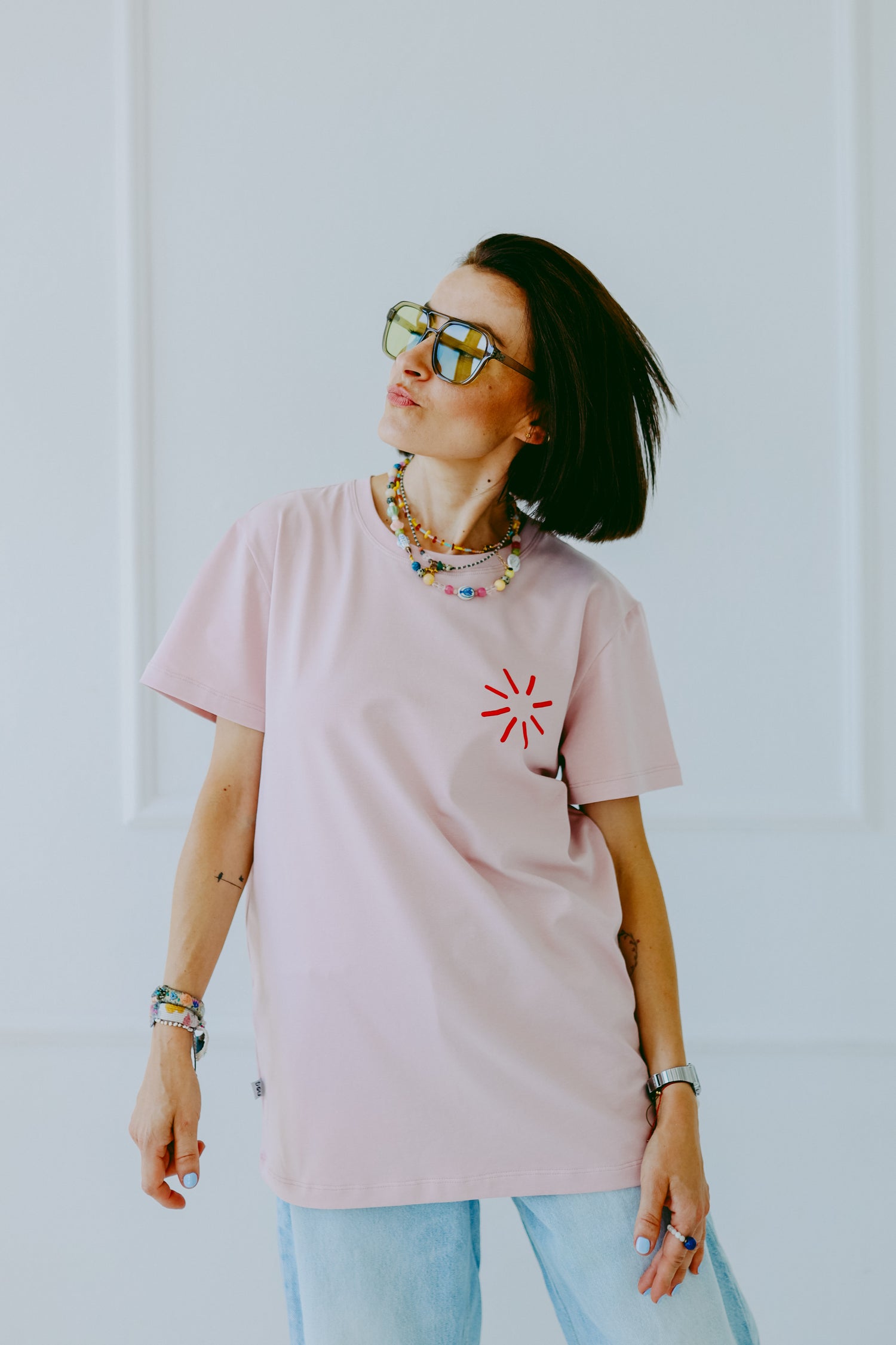 Glow - Erwachsenen T-Shirt - Rosa