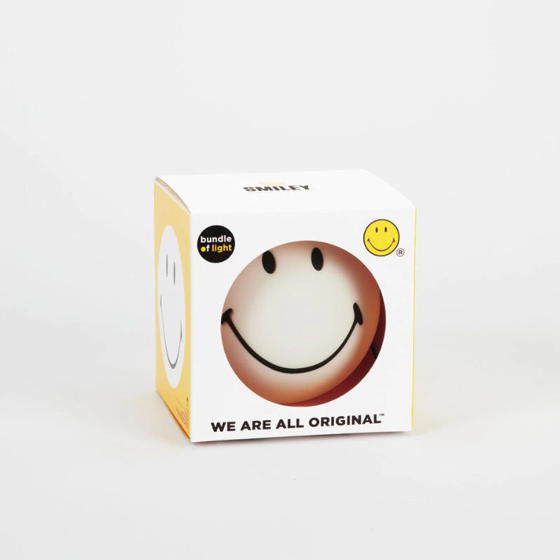 LEUCHTE - SMILEY - WEIß