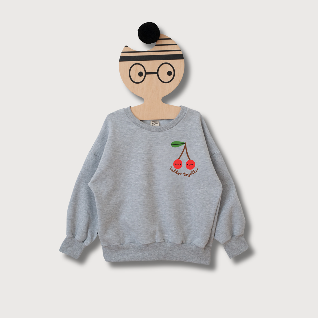 BETTER TOGETHER - GRAU MELIERT - SWEATSHIRT