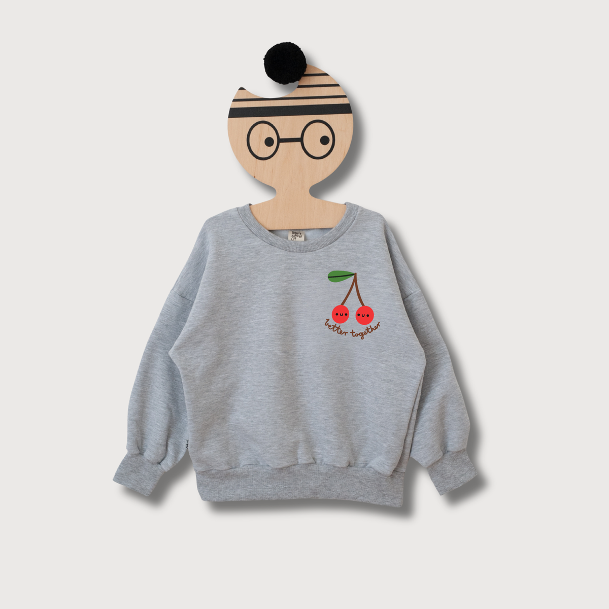 BETTER TOGETHER - GRAU MELIERT - SWEATSHIRT