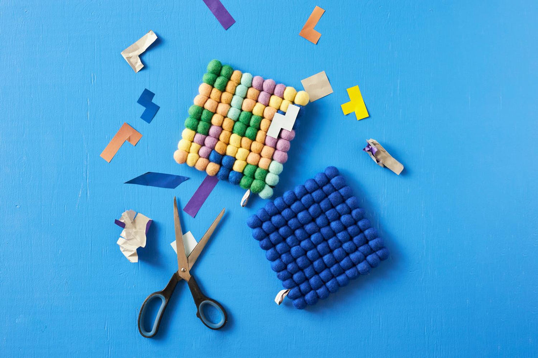 TOPFUNTERSETZER - SQUARE - T-TRIS LILA