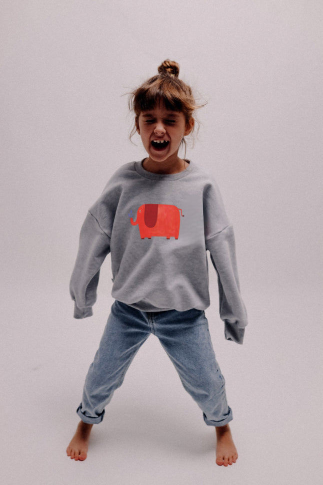 KONFIGURATOR KIDS SWEATSHIRT - MOTIV MITTE