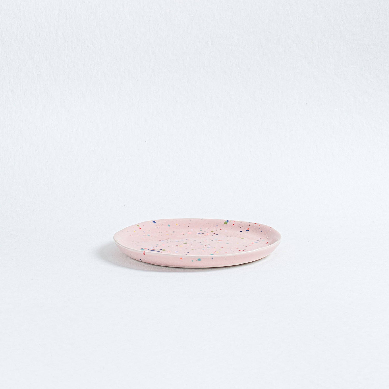 New Party Keramik Brotteller 17 cm Rosa