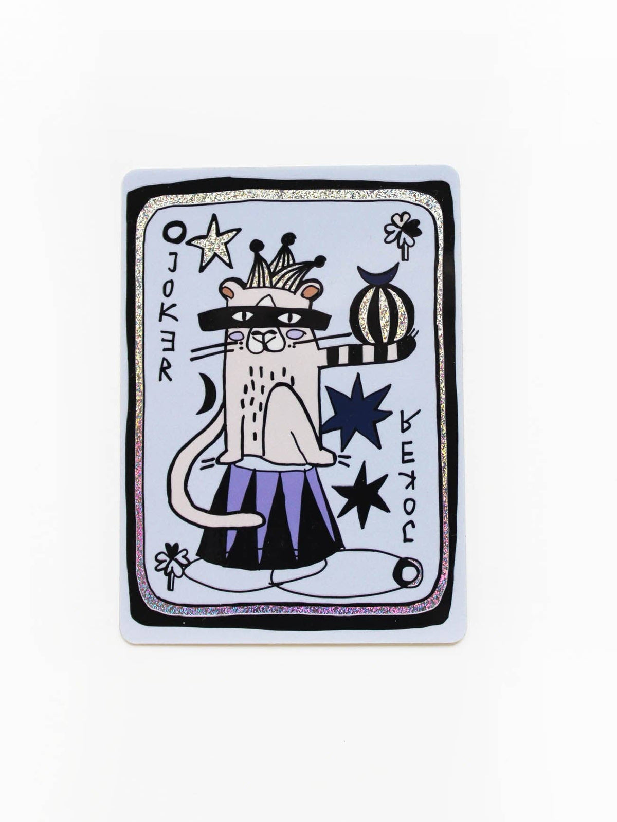 Glitzer Sticker - Joker