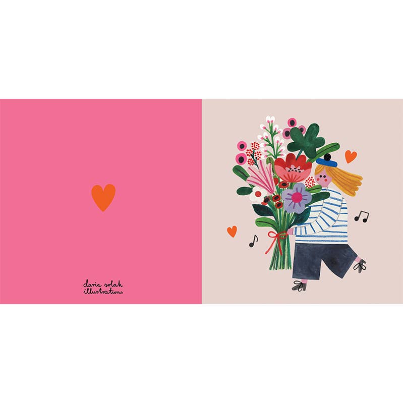 FLOWER GIRL - Karte + Umschlag