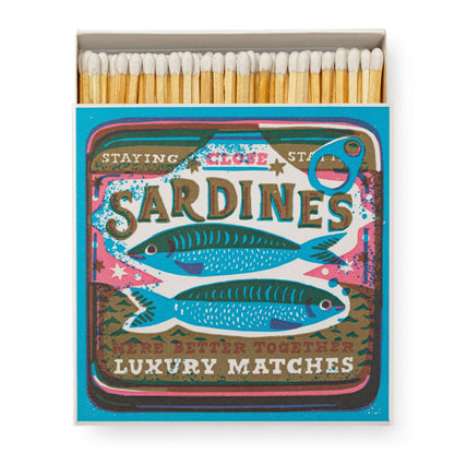 Better Together Sardinen | Quadratische Sicherheitsstreichhölzer