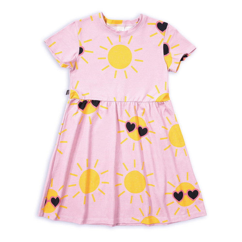 SONNE AUF ROSA eS KLEID