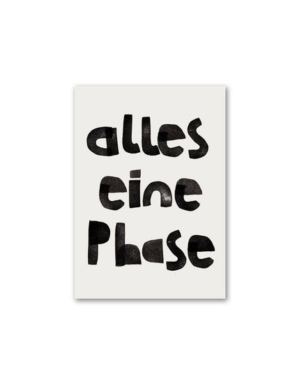 POSTKARTE - ALLES EINE PHASE