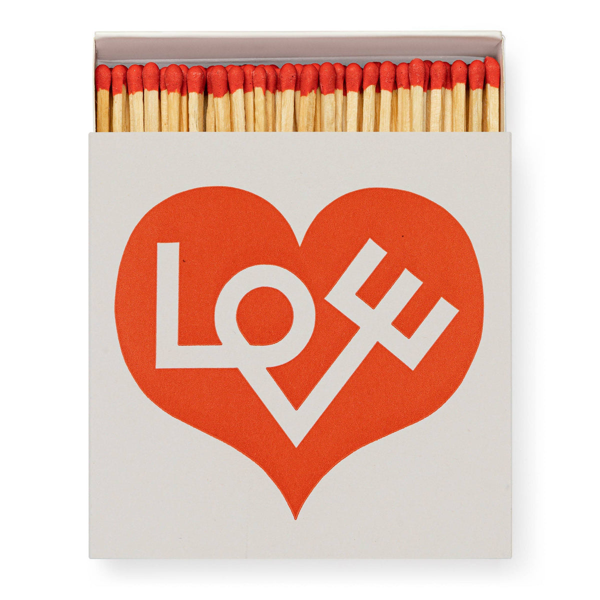 Love | Quadratische Sicherheitsstreichhölzer
