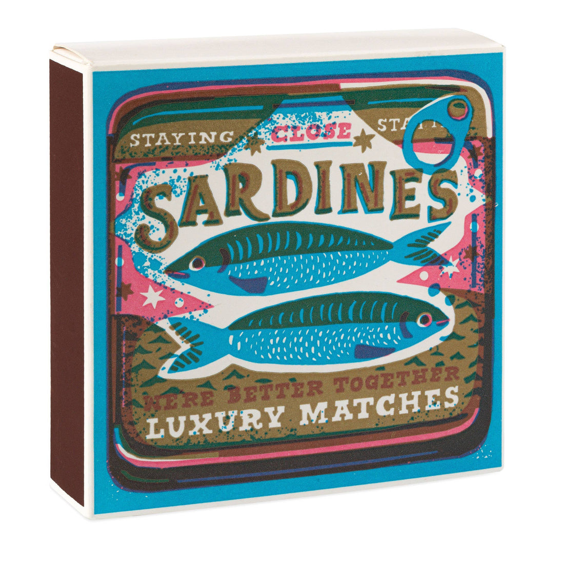 Better Together Sardinen | Quadratische Sicherheitsstreichhölzer