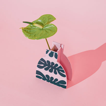 HOLZVASE - FLORA GRÜN