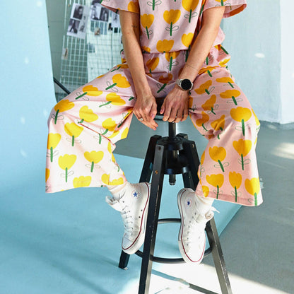 FLOWERS -  ERWACHSENEN 7/8 CULOTTE