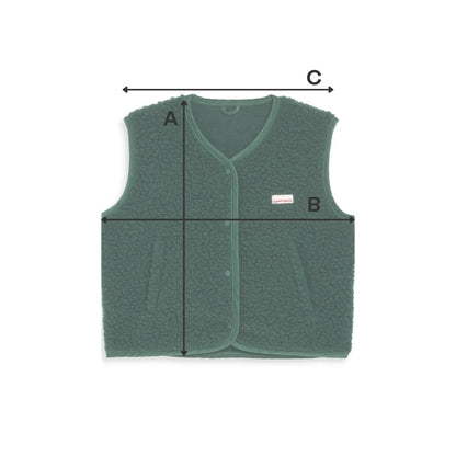 WESTE 100% WOLLE (MERINO) - MOOS