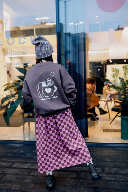 PRE ORDER - BIG COFFEE LOVER AUF EARTH - ERWACHSENEN SWEATSHIRT