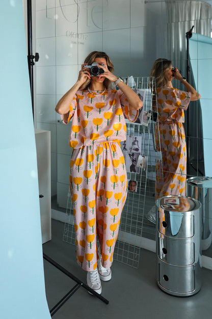 FLOWERS -  ERWACHSENEN 7/8 CULOTTE