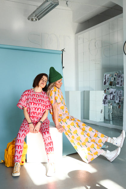 FLOWERS -  ERWACHSENEN 7/8 CULOTTE