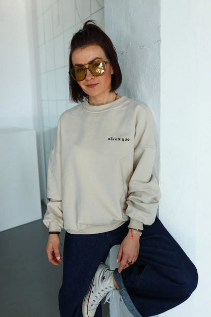 AEROBIQUE - SWEATSHIRT - CREME - dontgrowup.de