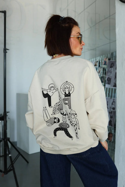 AEROBIQUE - SWEATSHIRT - CREME - dontgrowup.de