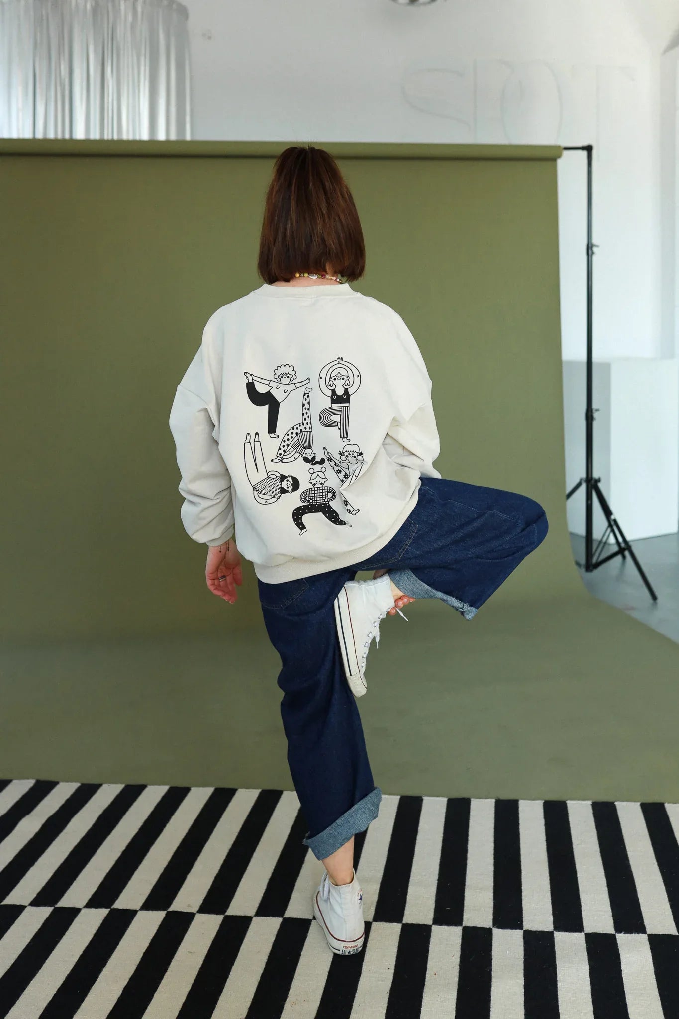 AEROBIQUE - SWEATSHIRT - CREME - dontgrowup.de