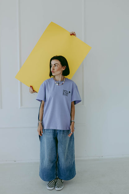 JOKER - BOXY T-SHIRT - Halfbird x DGU - ART Kollektion