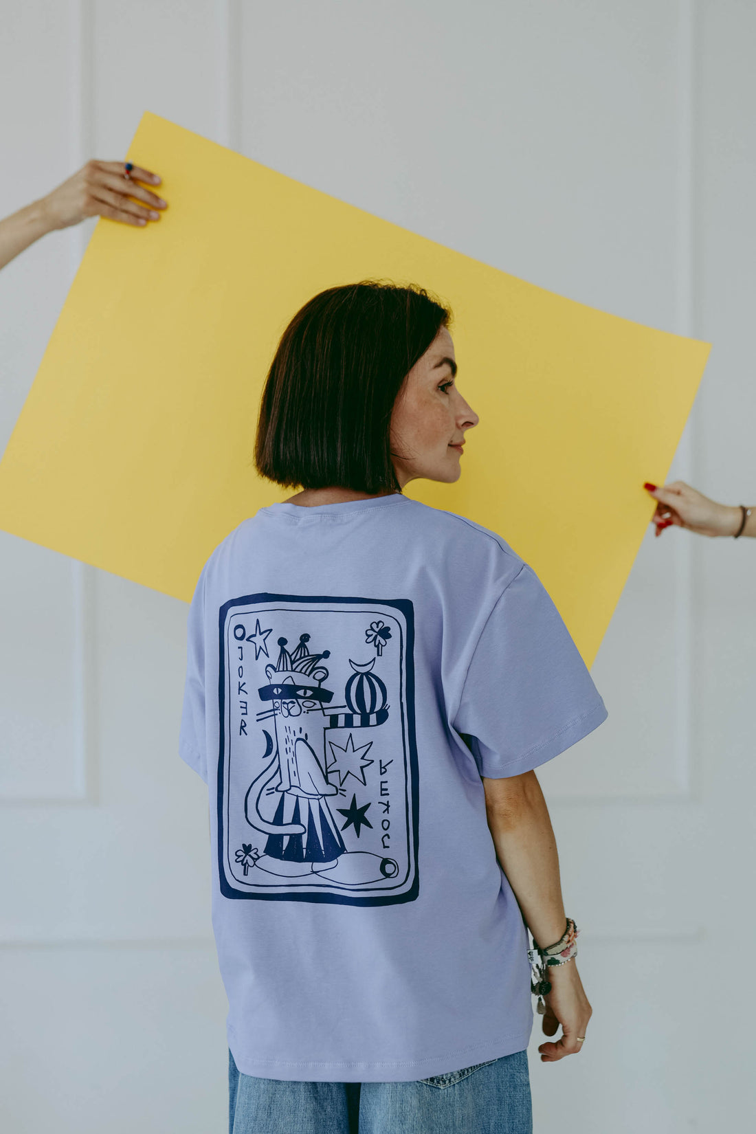 JOKER - BOXY T-SHIRT - Halfbird x DGU - ART Kollektion