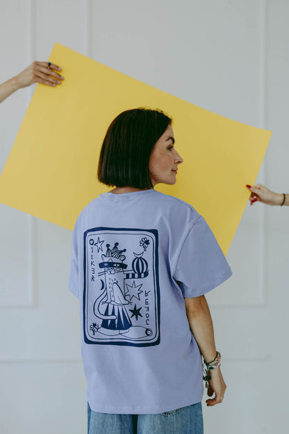 JOKER - BOXY T-SHIRT - Halfbird x DGU - ART Kollektion