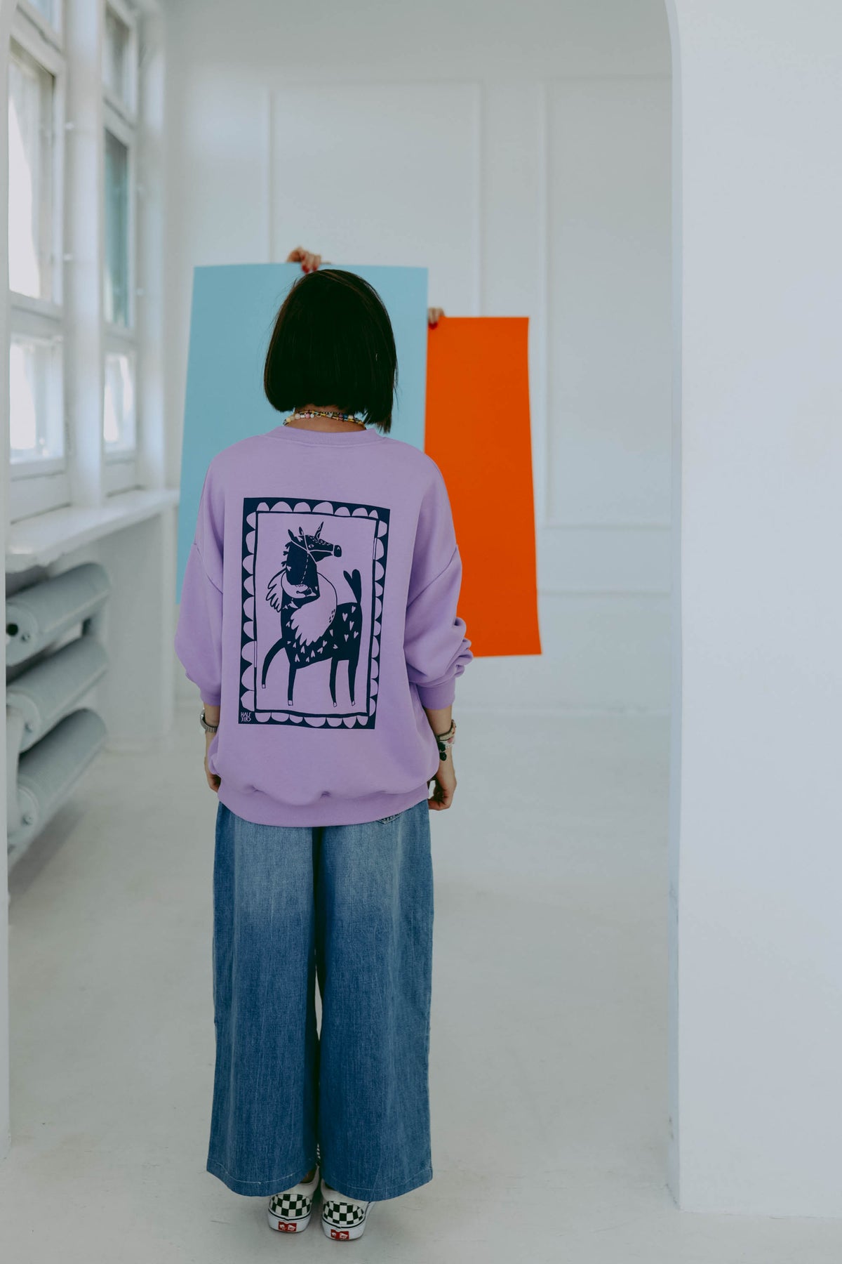 MAKE FRIENDS - OVERSIZED SWEATSHIRT - Halfbird x DGU Art Kollektion